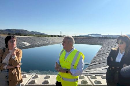 Barrachina destaca la inversión de la Generalitat en infraestructuras hídricas y critica la inacción del Gobierno en el Vinalopó