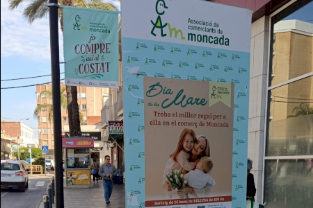 Comerciantes de Moncada lanzan campaña del Día de la Madre con premios