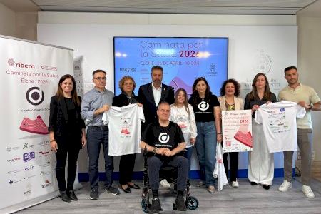 Más de 250 inscritos en la Caminata por la Salud organizada por la Asociación Objetivo Diagnóstico y el Hospital Universitario del Vinalopó