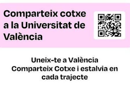 La Universitat de València impulsa el uso del coche compartido en el Campus de Burjassot-Paterna