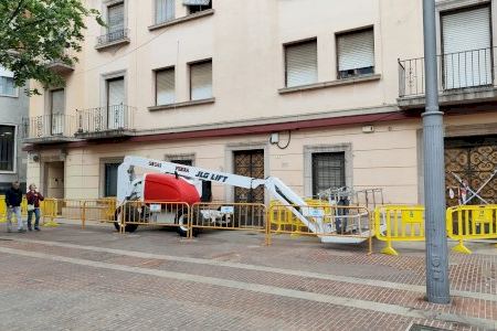 La Generalitat inicia las obras de emergencia en el antiguo edificio de Correos de Gandia