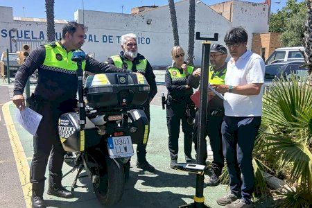 La Policía Local de Sagunto incorpora tecnología de medición acústica para controlar el ruido de motos y ciclomotores