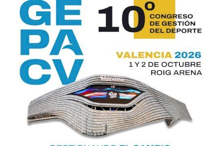 GEPACV presenta el cartel oficial del 10º Congreso de Gestión del Deporte