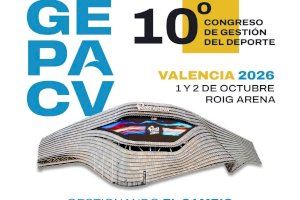 GEPACV presenta el cartel oficial del 10º Congreso de Gestión del Deporte