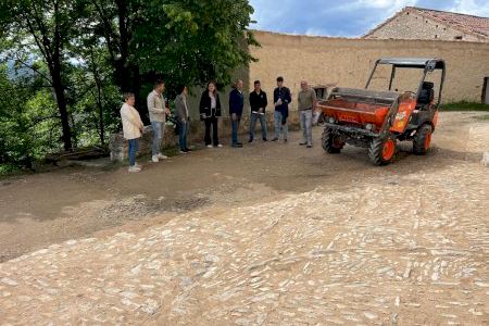 Recta final de las actuaciones de mejora en Morella la Vella