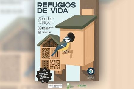 Benidorm retoma el 16 de mayo las actividades ambientales con un taller de construcción de cajas nido y hoteles de insectos