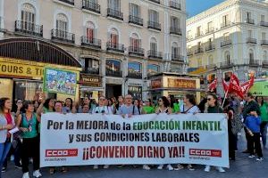 Les escoles infantils valencianes se sumen a una convocatòria estatal de vaga en plena escalada de protestes educatives