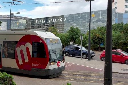 Servicios especiales de tranvía hasta Feria Valencia por varios eventos este fin de semana