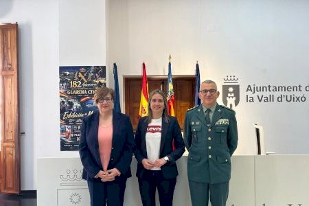 La Vall d’Uixó acoge por primera vez los actos provinciales del 182 aniversario de la fundación de la Guardia Civil
