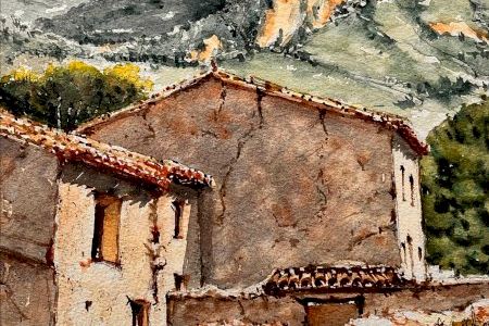 El Centro Cultural acoge una exposición de acuarelas del artista petrerense Miguel Bellot “Maykel”
