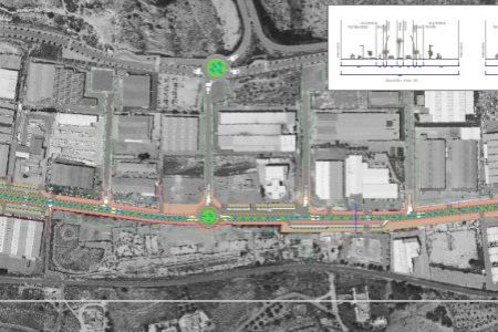 Alicante preadjudica el proyecto de urbanización de la avenida de Elche en el área industrial de Aguamarga