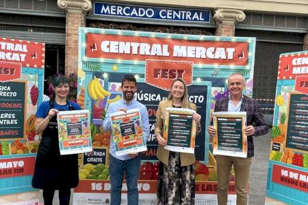 Alicante celebra el Central Mercat Fest el 16 de mayo para dinamizar el mercado con actividades, música y gastronomía