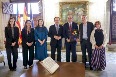Pérez Llorca se reúne con el rector de la Universitat de València, Juan Luis Gandía