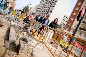 Catalá: “La reurbanización de Pérez Galdós convertirá esta zona en una de las más bonitas de la ciudad, con espacios de sombra y de paseo” - (foto 2)