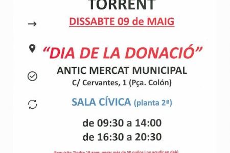 Torrent celebra el “Día de la Donación” para seguir impulsando la solidaridad vecinal