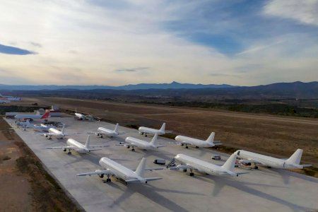 El aeropuerto de Castellón desmontará 20 aviones de Airbus cada año