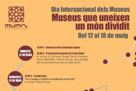 Alzira celebra la Semana Internacional de los Museos con actividades en torno al 750 aniversario de la muerte de Jaume I