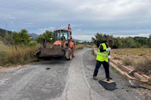 L’Ajuntament de la Vall d’Uixó avança la campanya de batxeig dels camins rurals