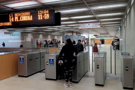 FGV adjudica por 12,7 millones de euros el mantenimiento de los accesos y máquinas de venta de títulos de Metrovalencia y TRAM d’Alacant