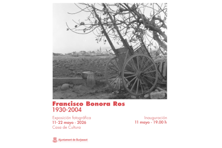 La Casa de Cultura de Burjassot acoge una exposición dedicada al fotógrafo Francisco Bonora Ros