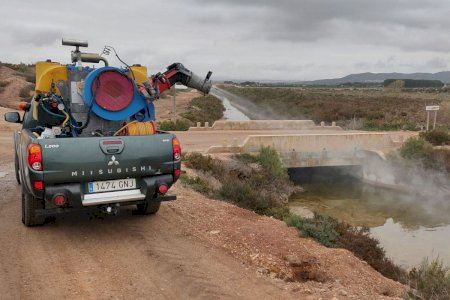 El Ayuntamiento inicia los tratamientos intensivos contra el mosquito de campo en todo el término municipal de Villena