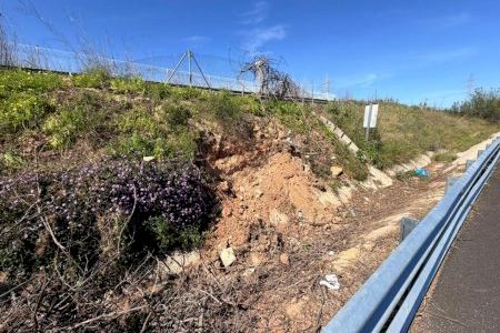 La Generalitat inicia en Torrent la restauración del entorno de la CV-33 tras la dana