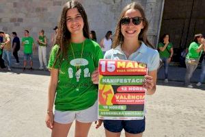 El profesorado lleva a las calles de Burriana su lucha por una educación pública de calidad - (foto 5)