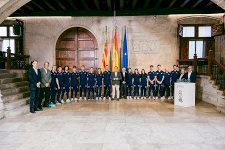 Recepción en el Palau de la Generalitat a los ondenses Diego y Pedro López
