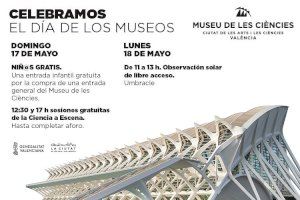 El Museu de les Ciències ofrece dos sesiones gratuitas de ‘La Ciencia a Escena’ con motivo del Día Mundial de los Museos - (foto 2)