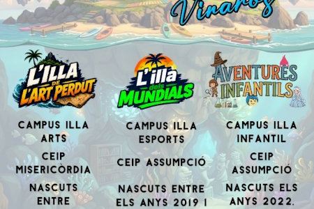 El Ayuntamiento abre las inscripciones para el Campus de Verano L’Illa Vinaròs 2026 con 1.500 plazas