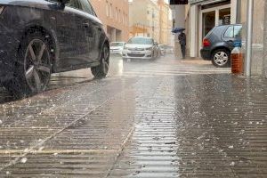 Una rápida granizada cae sobre Burriana solo una semana después de la última