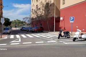 Alicante genera una veintena de nuevas plazas de aparcamiento en el barrio de La Torreta al cambiar el estacionamiento en cordón a batería - (foto 4)