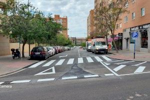 Alicante genera una veintena de nuevas plazas de aparcamiento en el barrio de La Torreta al cambiar el estacionamiento en cordón a batería - (foto 6)