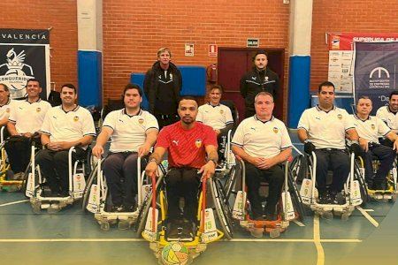 Algemesí acull un partit d’exhibició de futbol amb cadira de rodes Algemesí acull un partit d’exhibició de futbol amb cadira de rodes