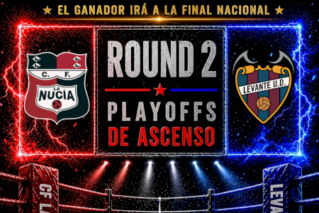 El CF La Nucía jugará con el Levante “B” en la 2ª ronda del playoff Tras eliminar ayer al At. Saguntino en la primera eliminatoria El CF La Nucía jugará con el Levante “B” en la 2ª ronda del playoff Tras eliminar ayer al At. Saguntino en la primera eliminatoria