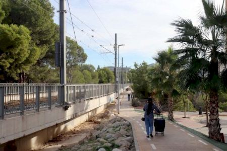 El paso peatonal que une las avenidas Beniardá e Italia estará cerrado hasta finales de agosto por obras de mejora de FGV El paso peatonal que une las avenidas Beniardá e Italia estará cerrado hasta finales de agosto por obras de mejora de FGV