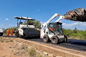 Benicarló asfalta el camí de Capuro dentro de una inversión de más de 400.000 euros en vías rurales