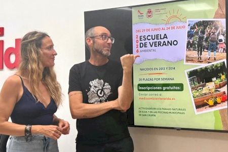 La Concejalía de Medio Ambiente pone en marcha la primera Escuela de Verano Ambiental para acercar la naturaleza a los más jóvenes de Elda La Concejalía de Medio Ambiente pone en marcha la primera Escuela de Verano Ambiental para acercar la naturaleza a los más jóvenes de Elda