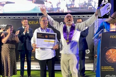 Casa Repinaldo lleva Asturias a la cima mundial de la fideuà en una Gandia convertida en capital gastronómica