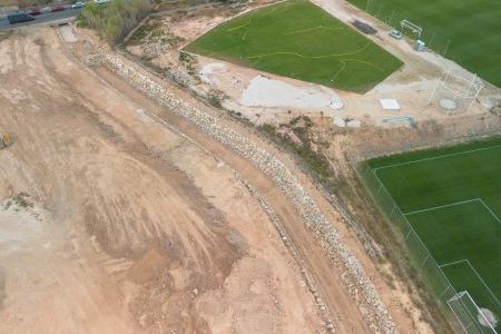 Las obras de encauzamiento del Barranco Hondo de l’Alfàs del Pi encaran su recta final