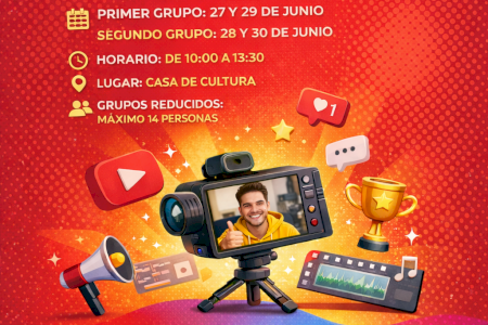 El Campello oferix activitats gratuïtes este estiu per a jóvens: curs de youtuber, campus tecnològic i barranquisme aquàtic