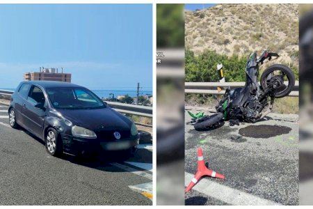 Un conductor begut atropella a una alumna d'autoescola al Campello, fuig i el localitzen intentant reparar el cotxe
