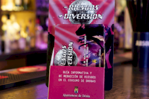 Dénia refuerza la prevención de consumos indebidos en ocio nocturno con la campaña Riesgos + Diversión Dénia refuerza la prevención de consumos indebidos en ocio nocturno con la campaña Riesgos + Diversión