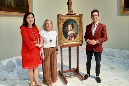 El Museo de Bellas Artes de València recibe la donación de una pintura de Federico de Madrazo por la Asociación de Amigos del Museo El Museo de Bellas Artes de València recibe la donación de una pintura de Federico de Madrazo por la Asociación de Amigos del Museo