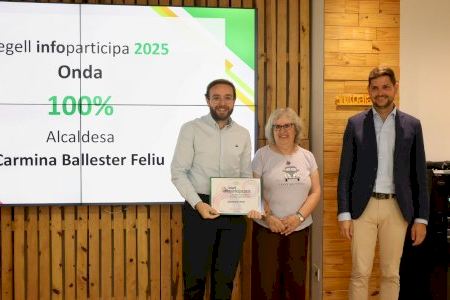 Onda revalida el segell com un dels ajuntaments més transparents de la Comunitat Valenciana