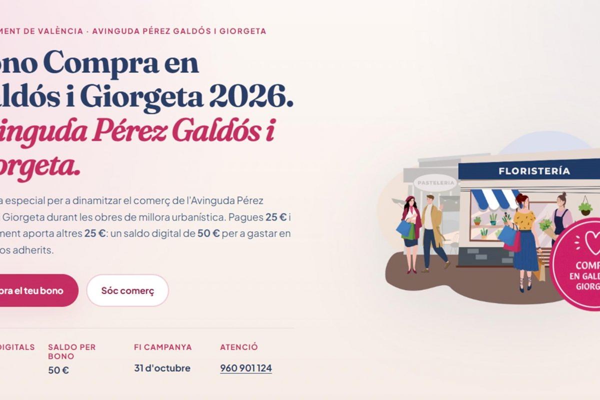 Abierto el plazo para adquirir los bonos de ‘Compra en Pérez Galdós y Giorgeta’