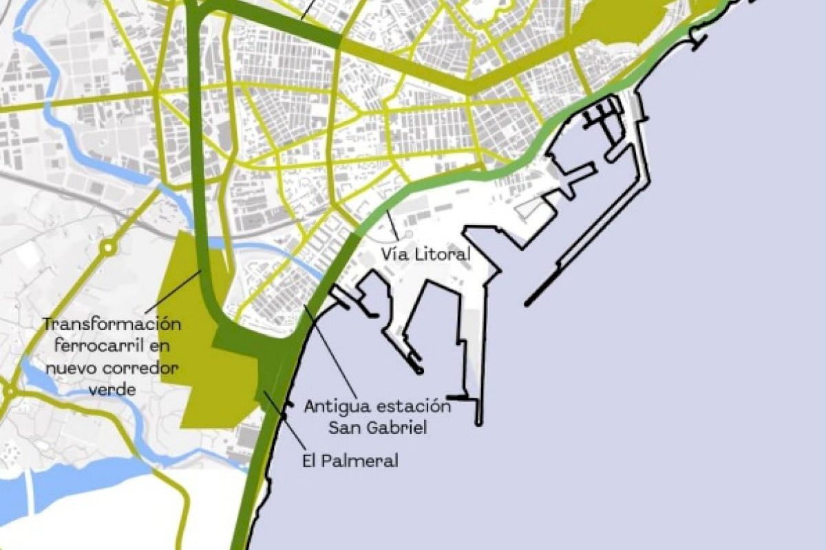 Alicante transformará el trazado ferroviario litoral en un corredor verde conectado con el centro y el aeropuerto