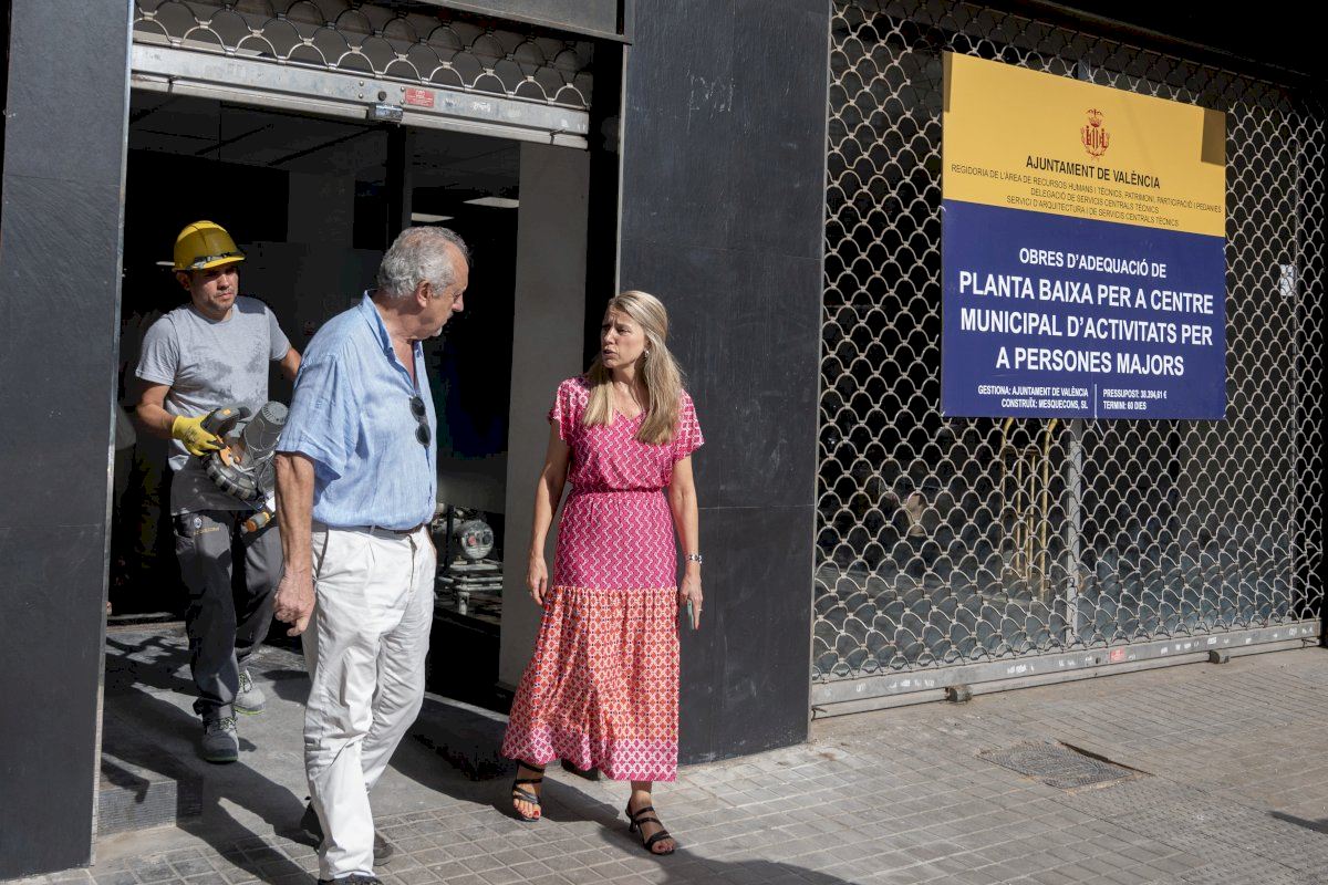 El Ayuntamiento ultima las obras de adecuación del futuro centro para personas mayores del barrio de Sant Antoni