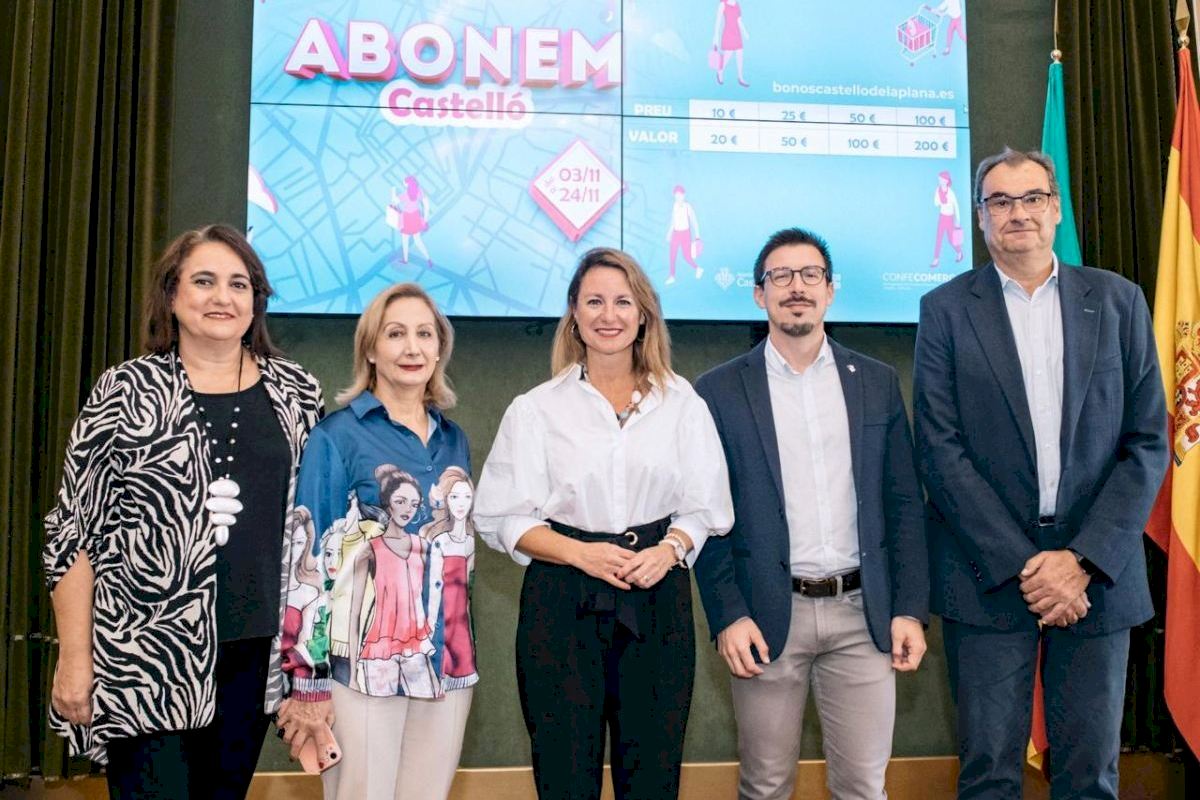 Castellón refuerza su comercio inyectando 800.000 euros para la nueva campaña de bonos comerciales 2026