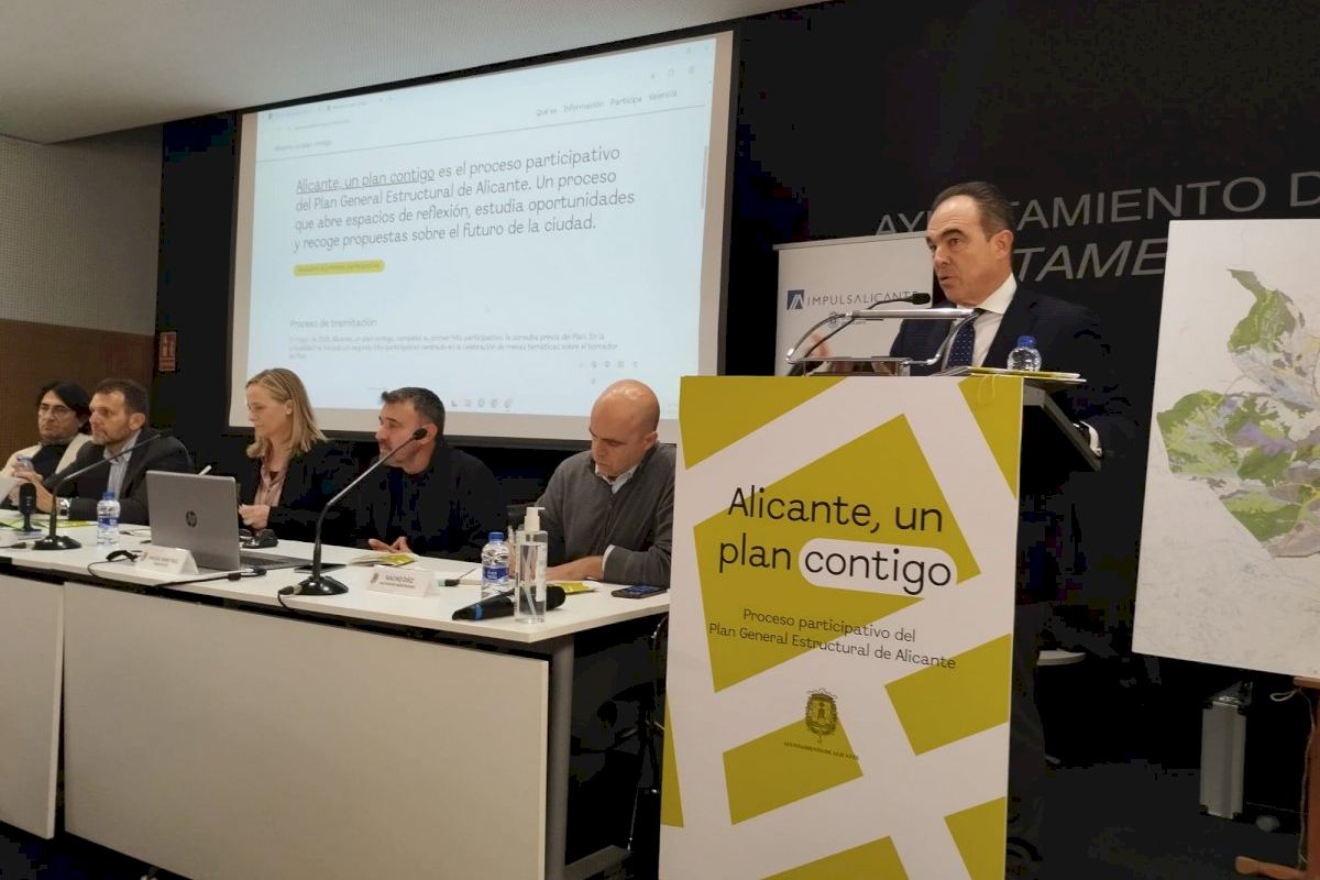 Alicante dará continuidad al proceso participativo sobre el Plan General Estructural tras su aprobación inicial